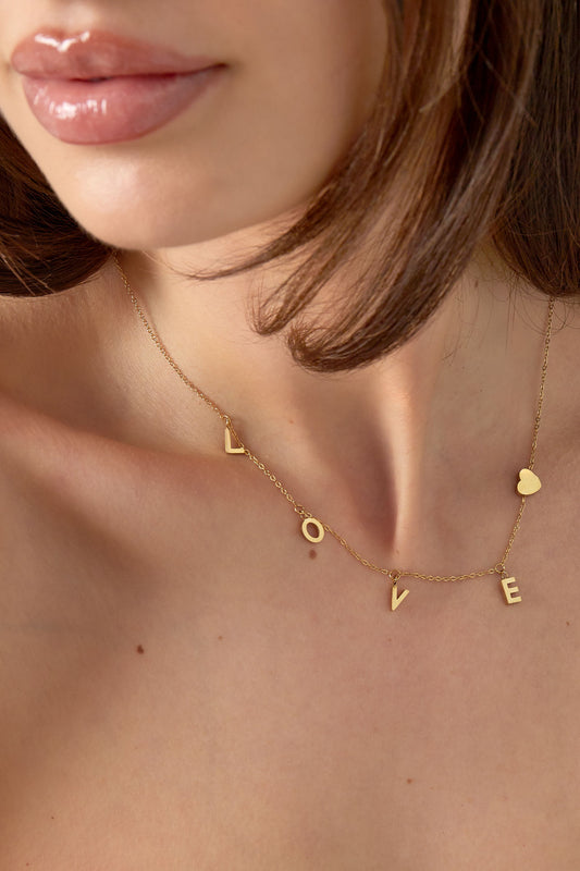 Love ketting - goud