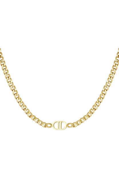 Chain necklace the Good Life - gold