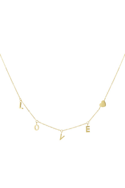 Love ketting - goud