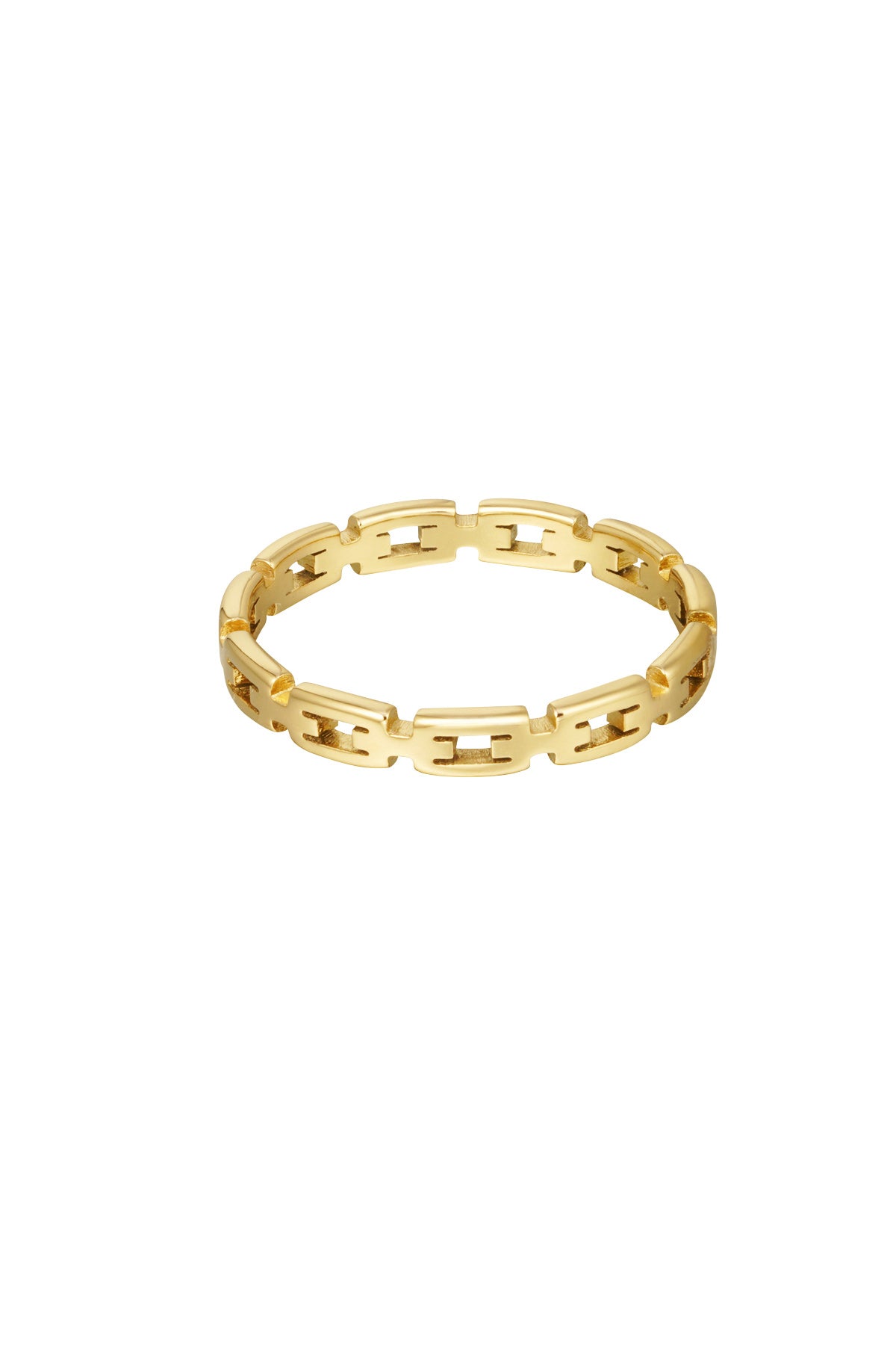 Ring met schakels - goud