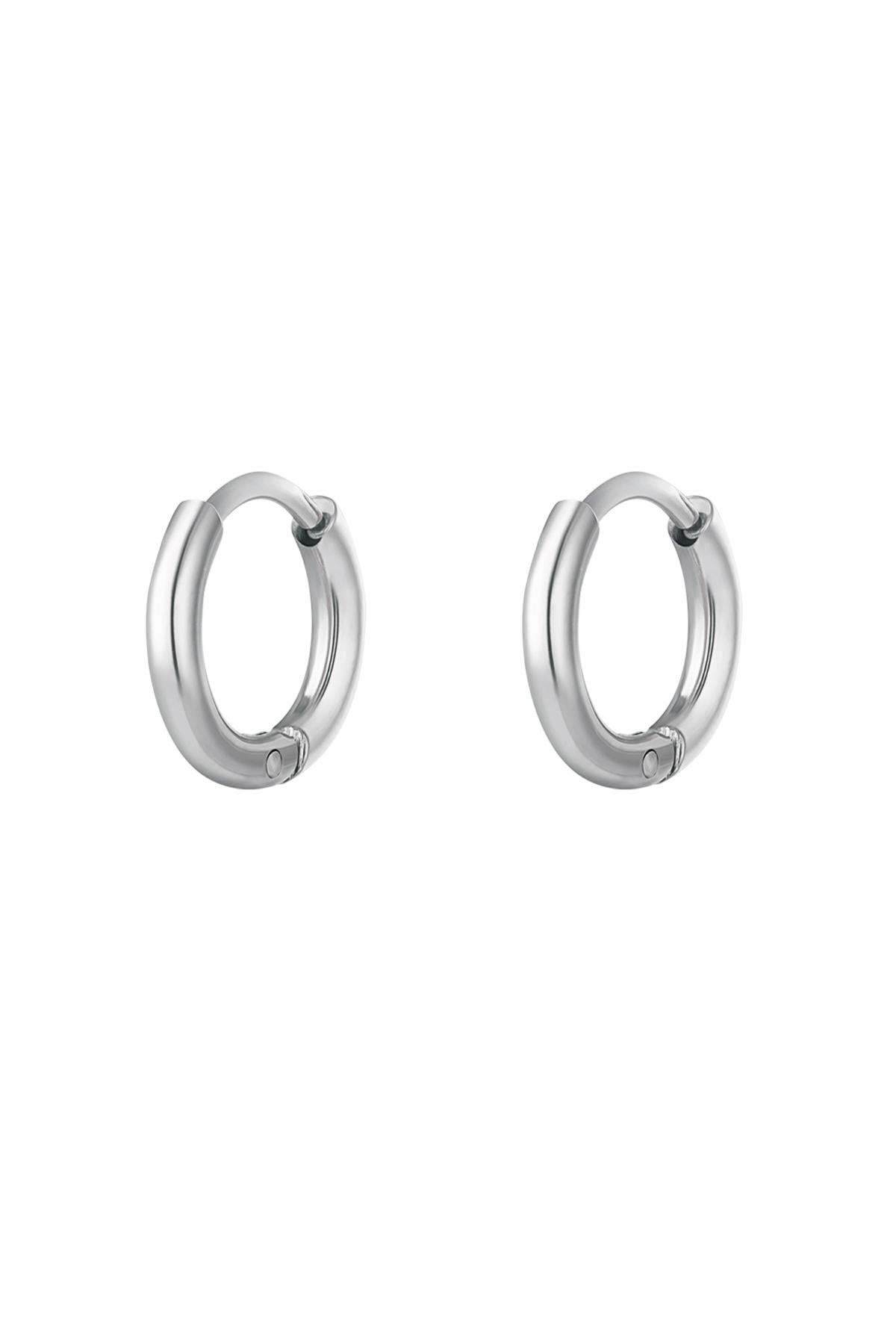 Creolen basic klein - zilver