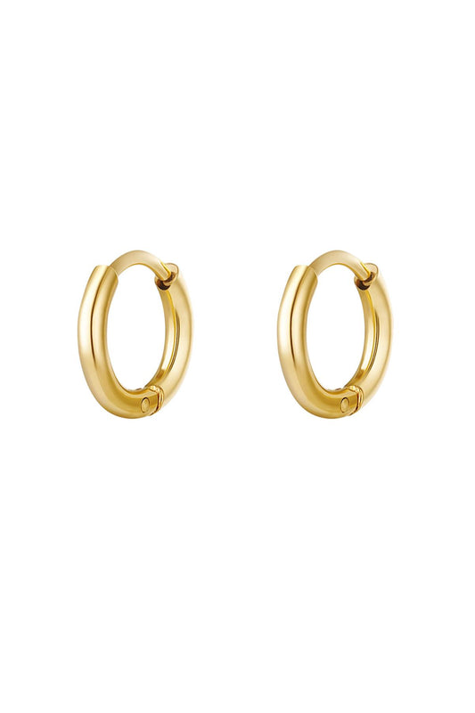 Creolen basic klein - goud
